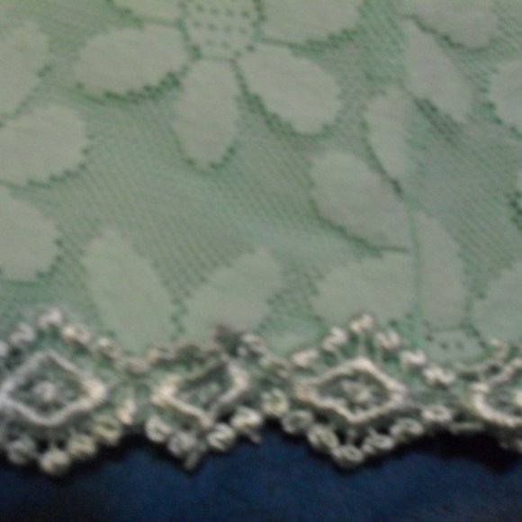Mint Green Lace Dress - Picture 3 of 4